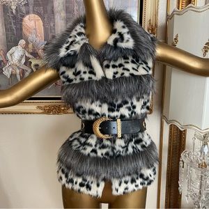 Alberto Makali Faux Fur Vest